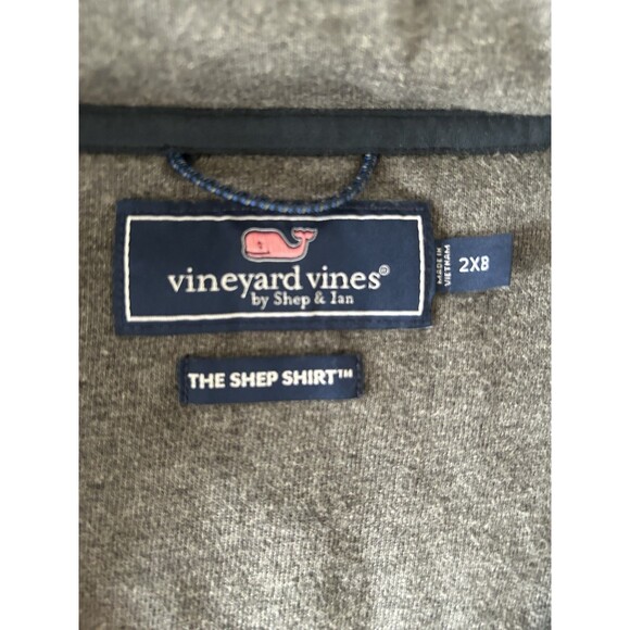 VINEYARD VINES 1/4 Zip Classic Shep Shirt Pullover Sweatshirt Blue Men’s 2XLB - Picture 5 of 8